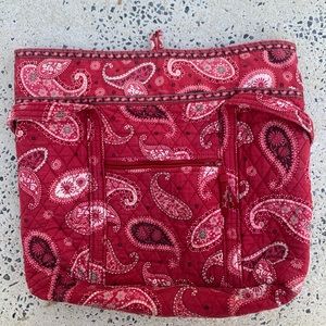 Vera Bradley Mesa Red Tote Bag FREE SHIPPING